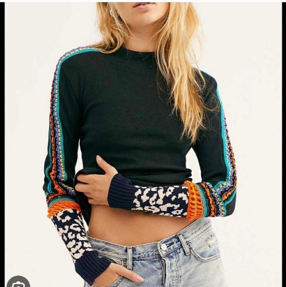 Free People | Switch It Up Thermal Sweater - Picture 1 of 8
